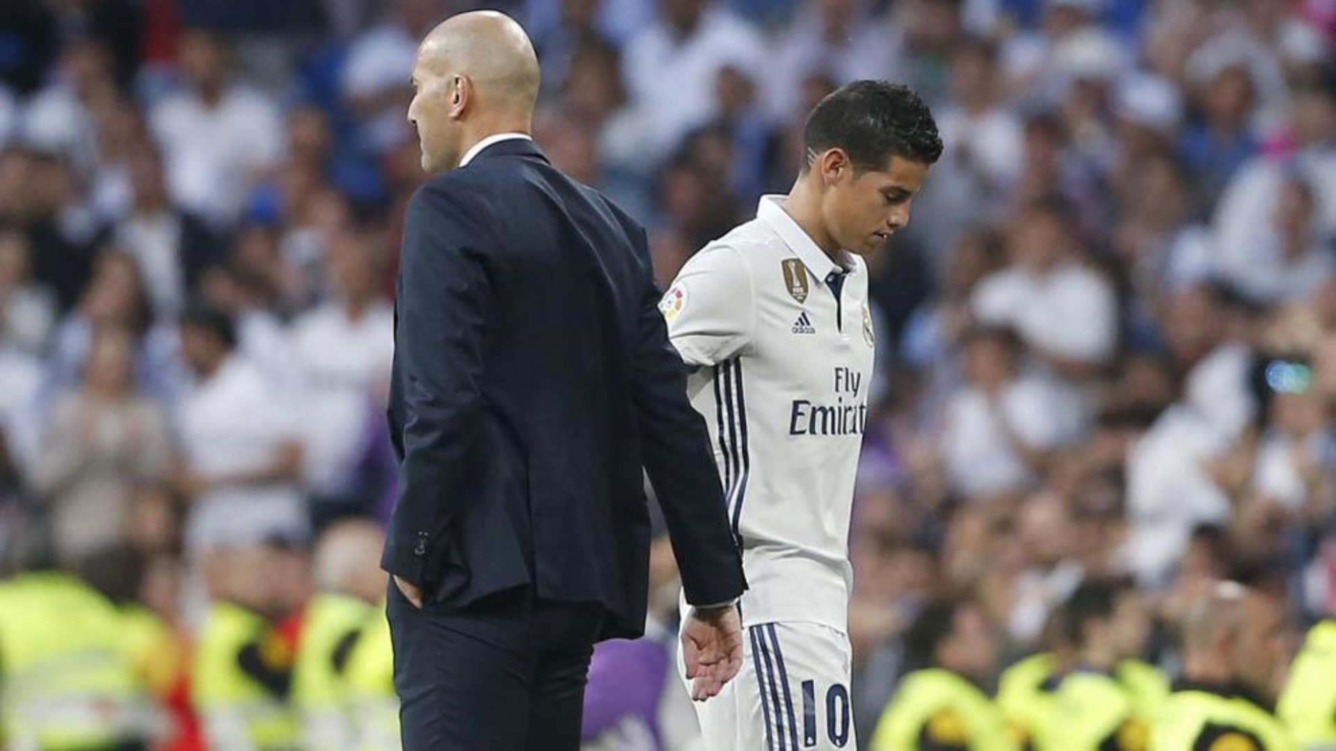 Zidane y James