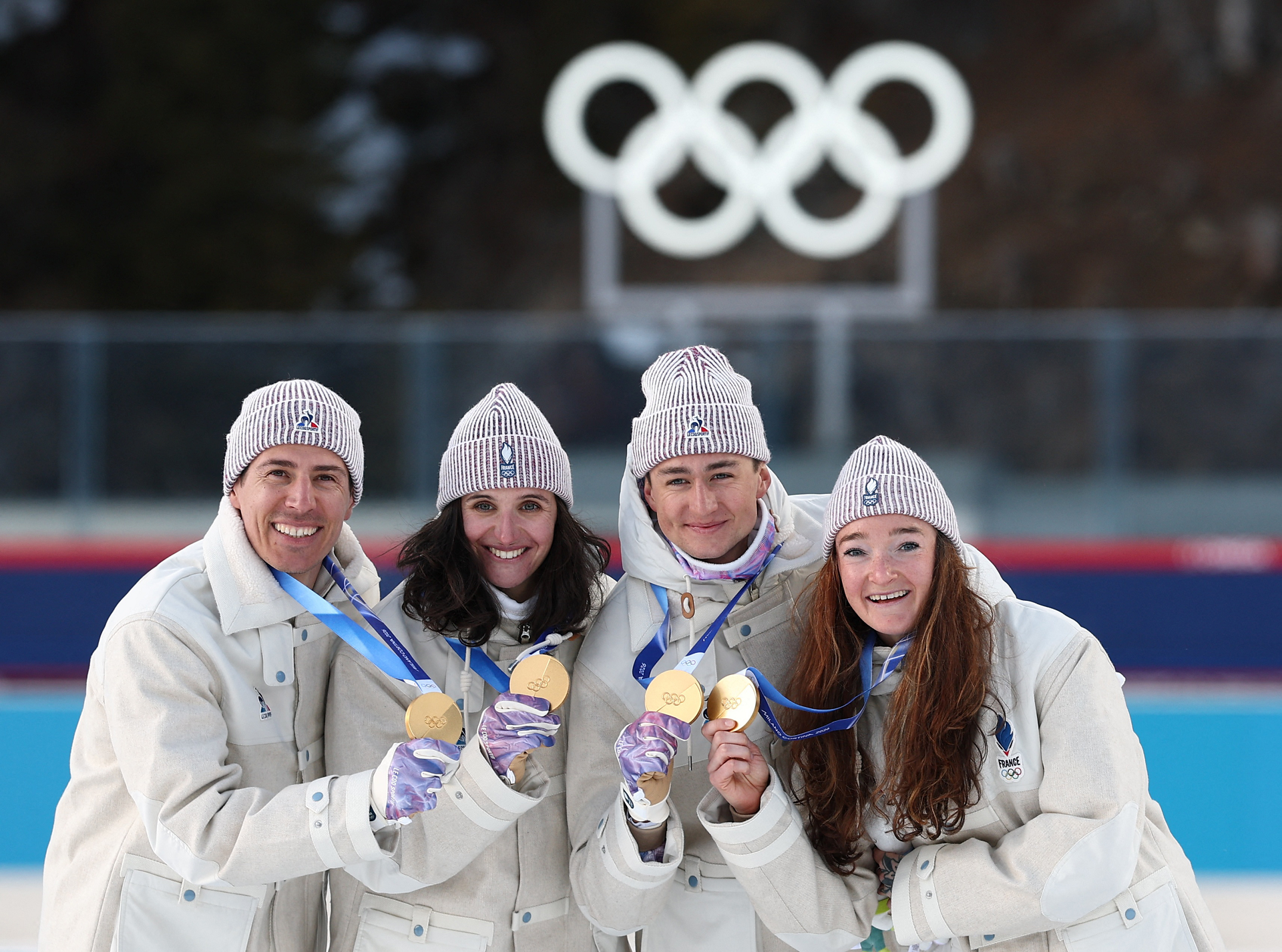 biathlon mixed relay france