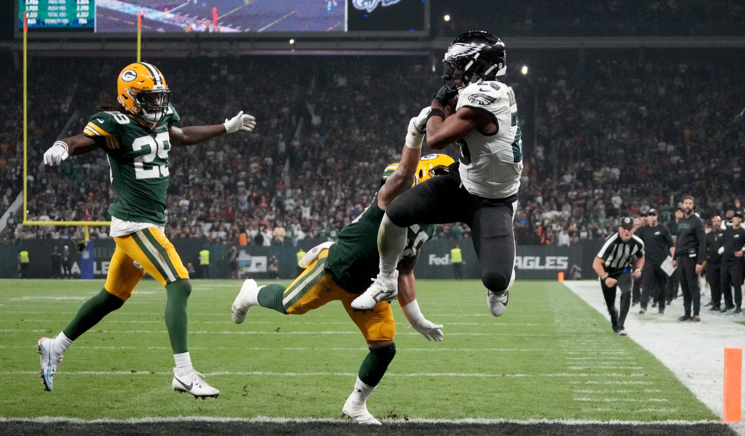 NFL : Les Eagles de Philadelphie dominent les Packers de Green Bay à Sao Paulo