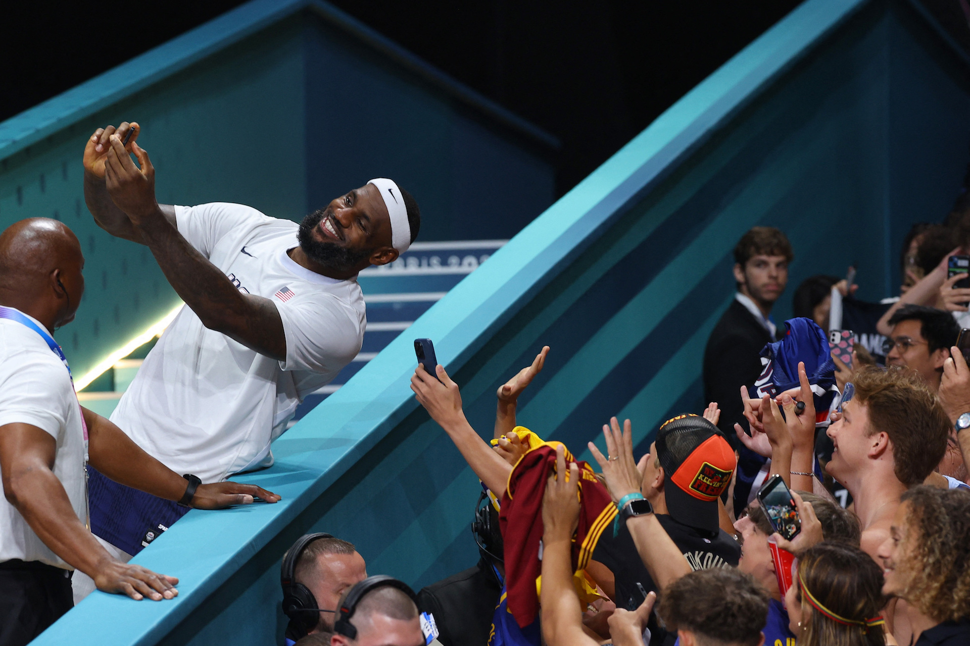 spectateurs Lille - LeBron James